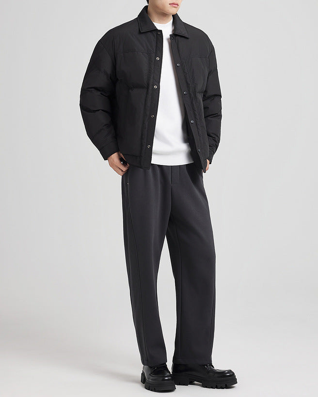 The Winter Plaid Luxe Jacquard Down Jacket