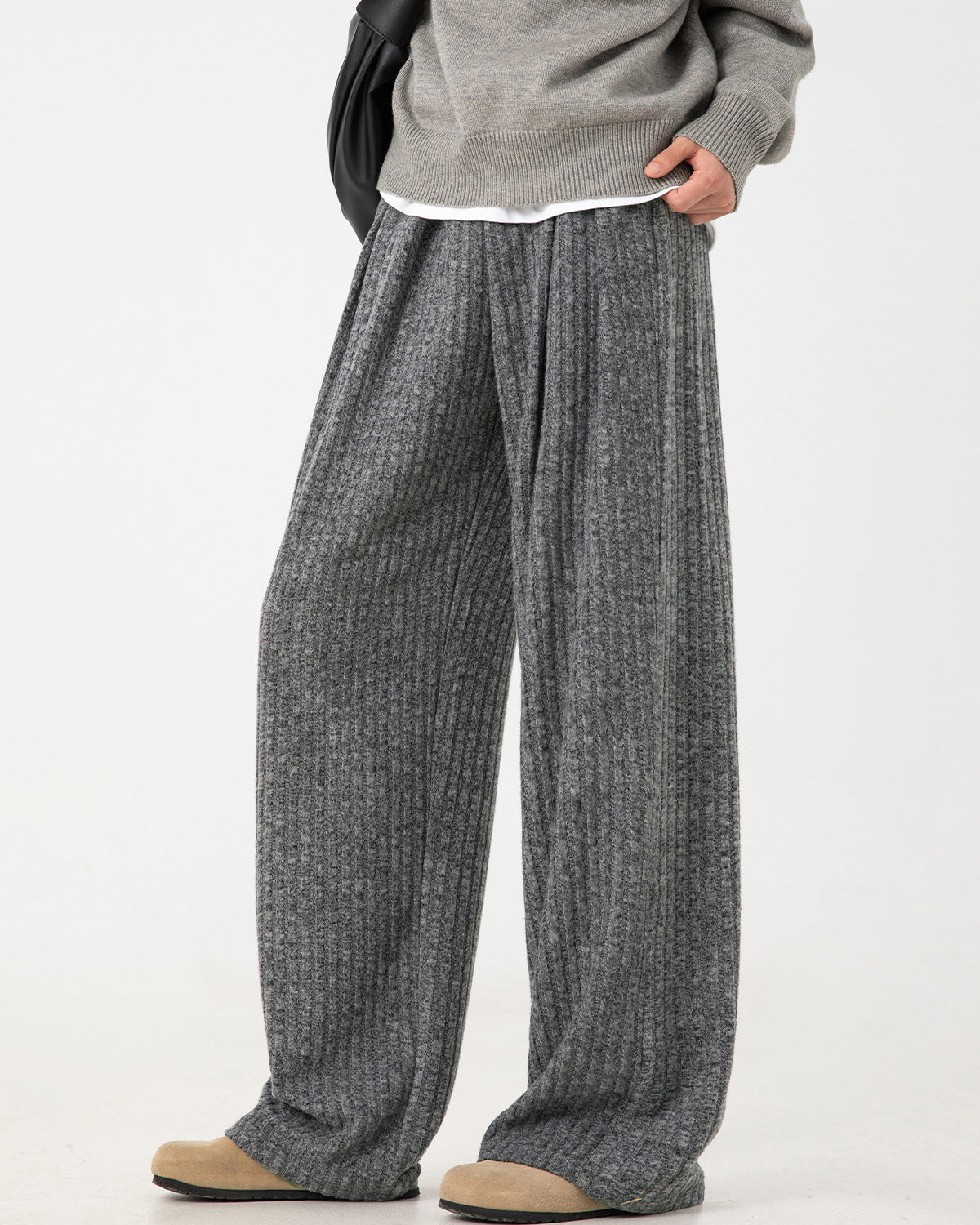 The Textured Fleece Sweatpants