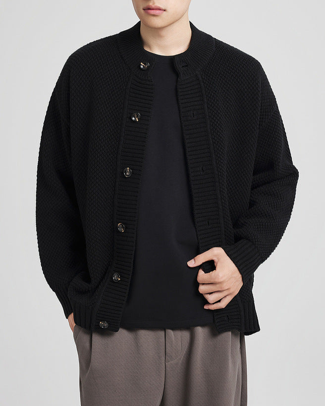 The Pineapple Jacquard Knit Cardigan