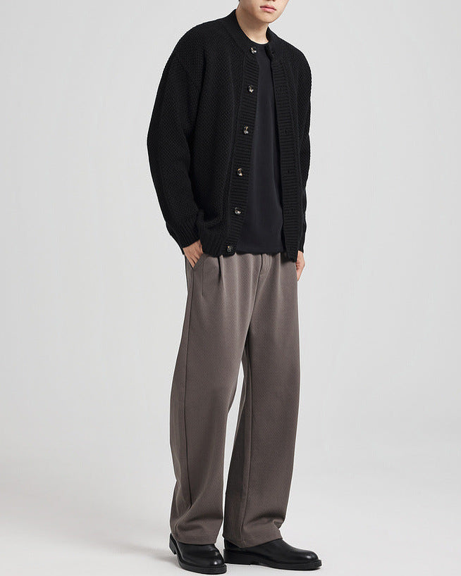 The Pineapple Jacquard Knit Cardigan