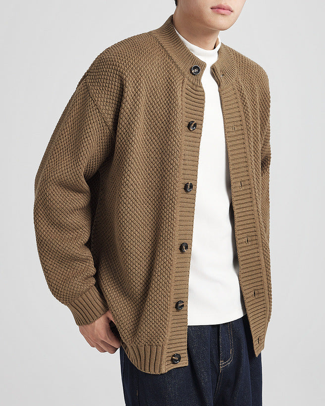 The Pineapple Jacquard Knit Cardigan