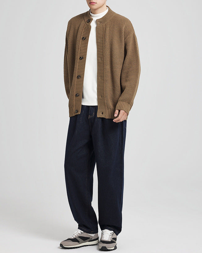 The Pineapple Jacquard Knit Cardigan