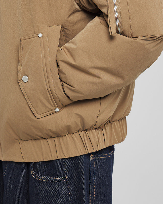 Detachable Fur Collar Down Jacket