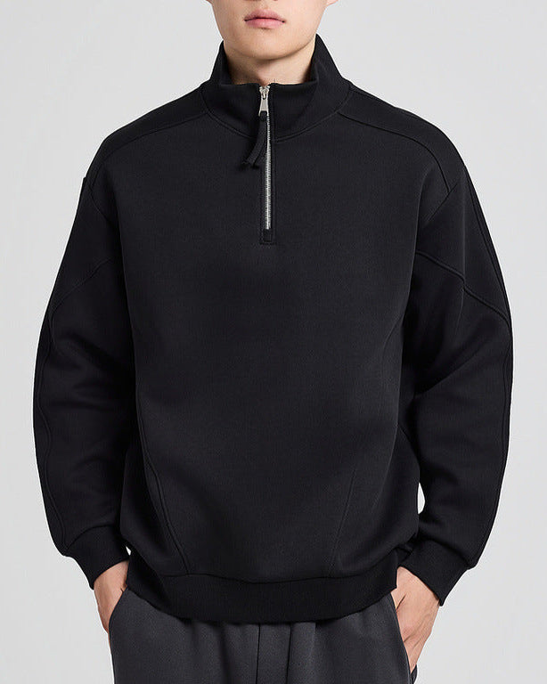 The Cavendish Half-Zipper Airlayer Sweater
