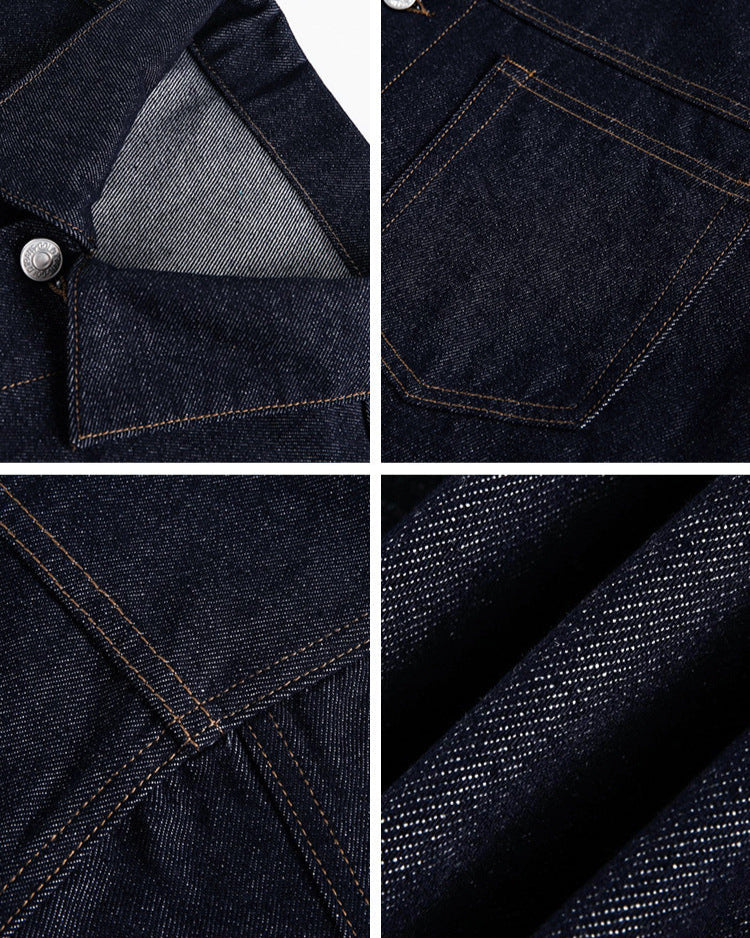 Classic Dyed Denim Overshirt Jacket