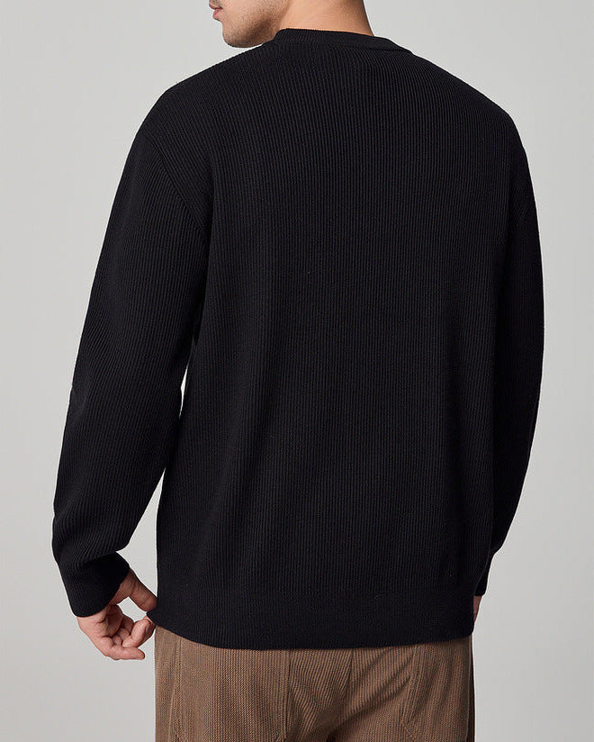 The Autumn Zen Ribbed Crew Neck Sweater