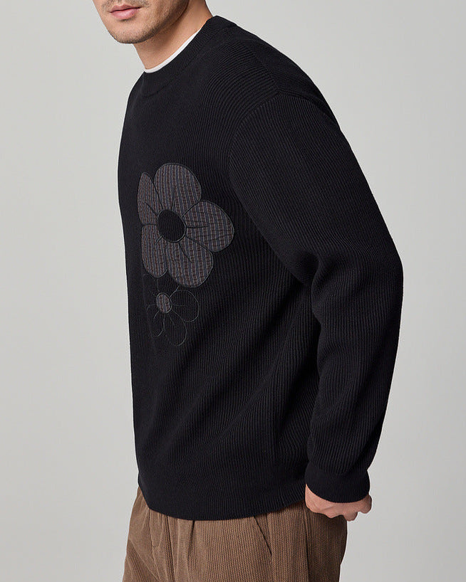 The Autumn Zen Ribbed Crew Neck Sweater