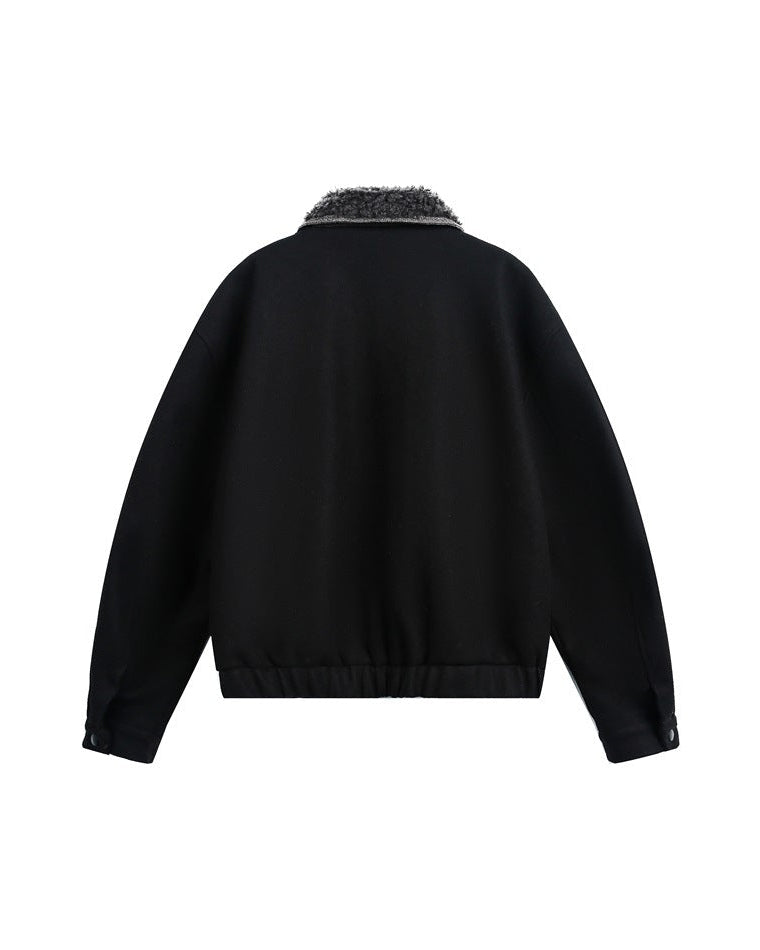 The Hearthline Retro Woolen Cotton Jacket