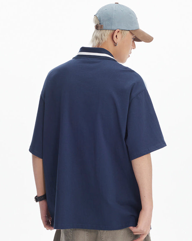 The Lumin Crest Printed Polo