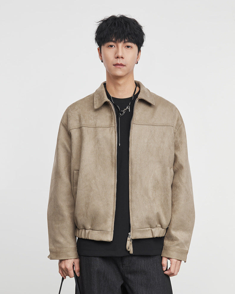 Yuppies Suede Lapel Jacket