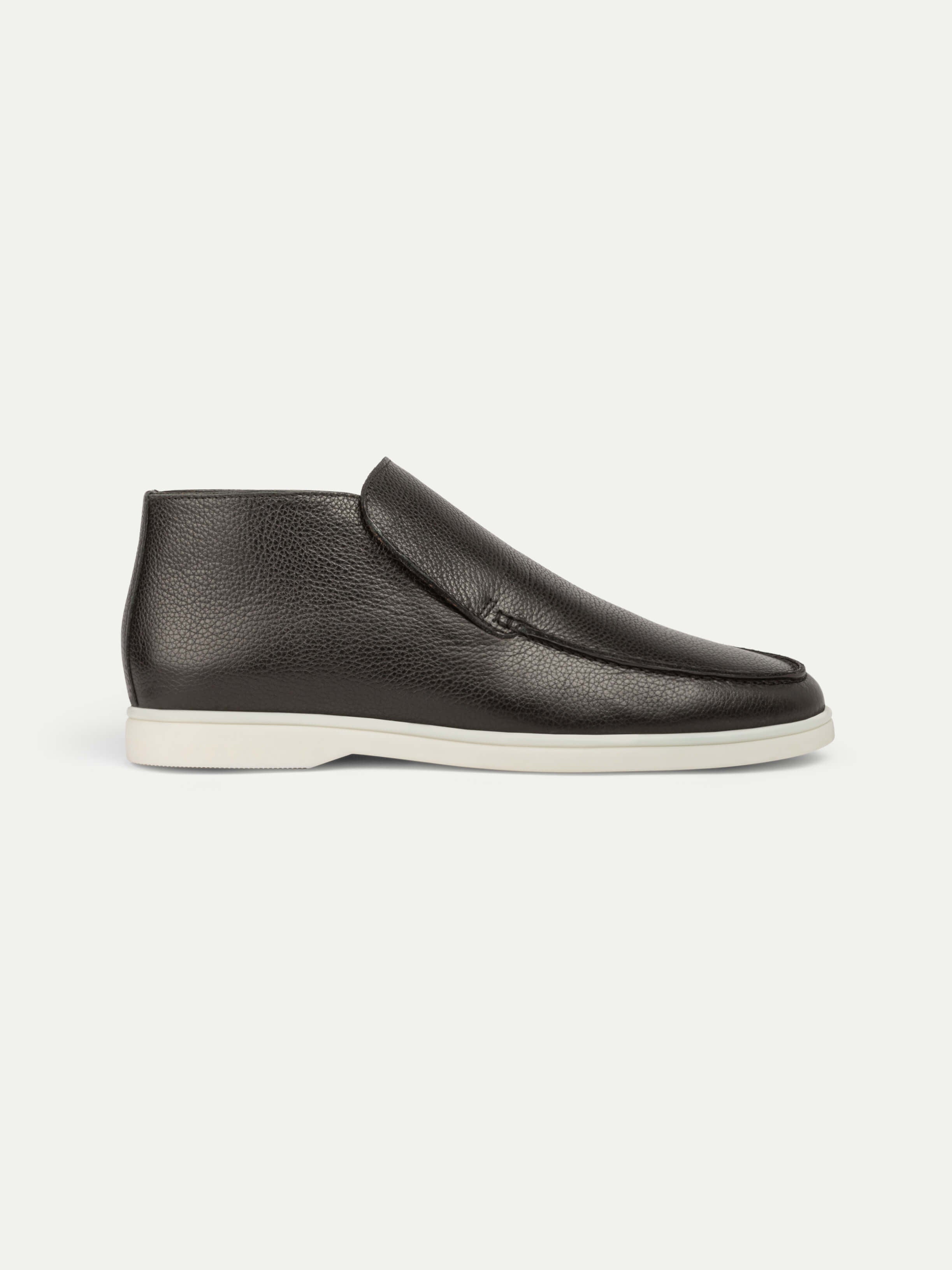 Night Black Leather City Loafer