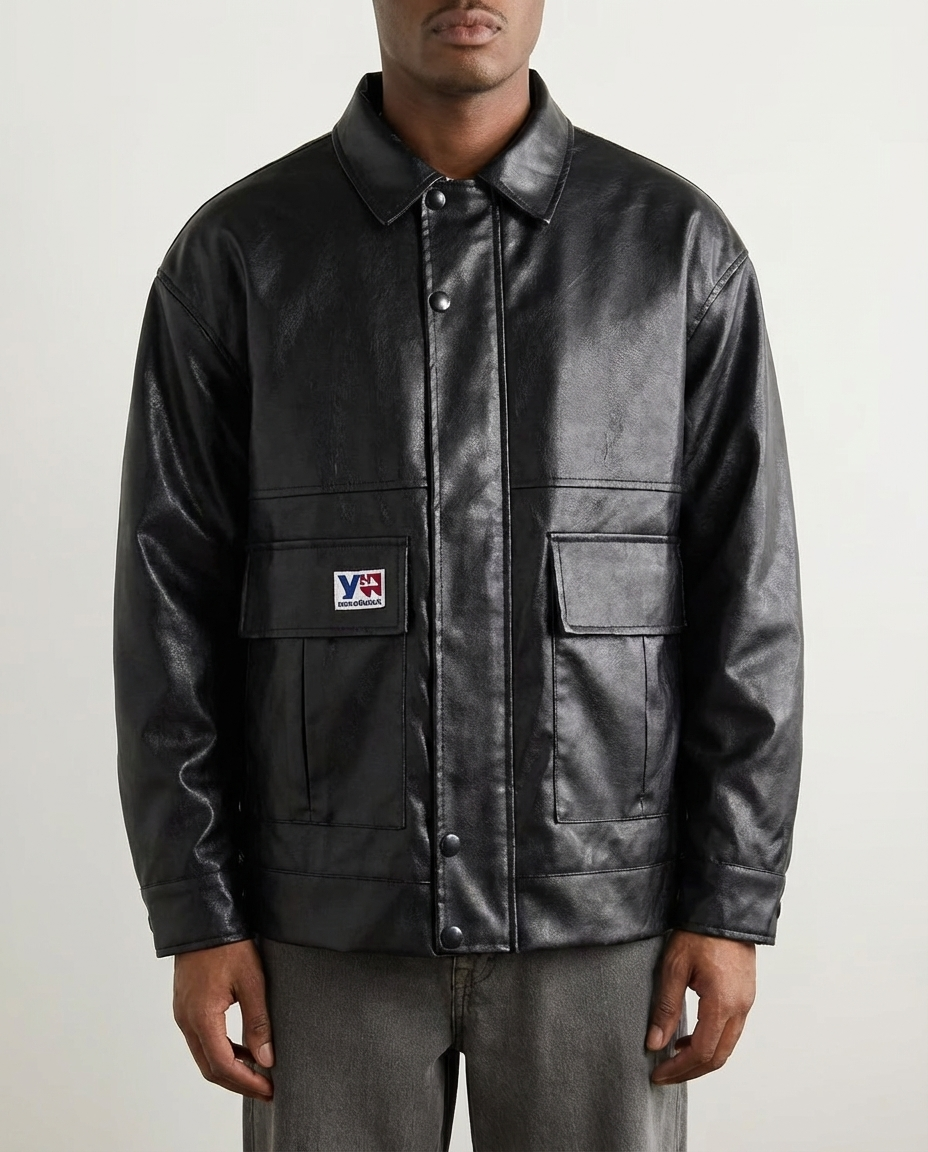 The Copperrail Contour PU Leather Jacket