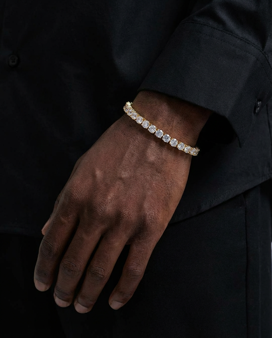 Imperial Pavé Crystal Tennis Bracelet