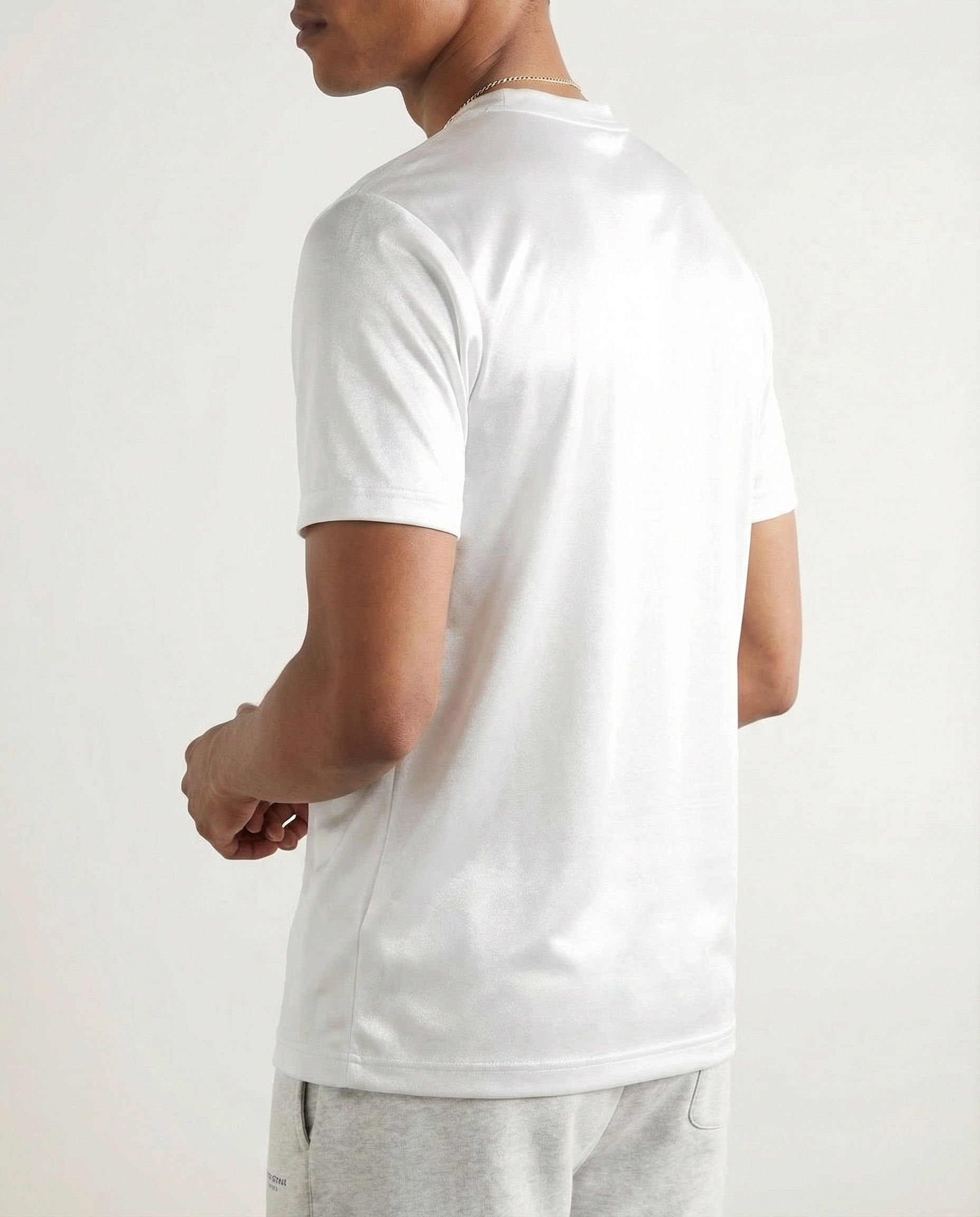 Shiny Crew-neck T‑Shirt