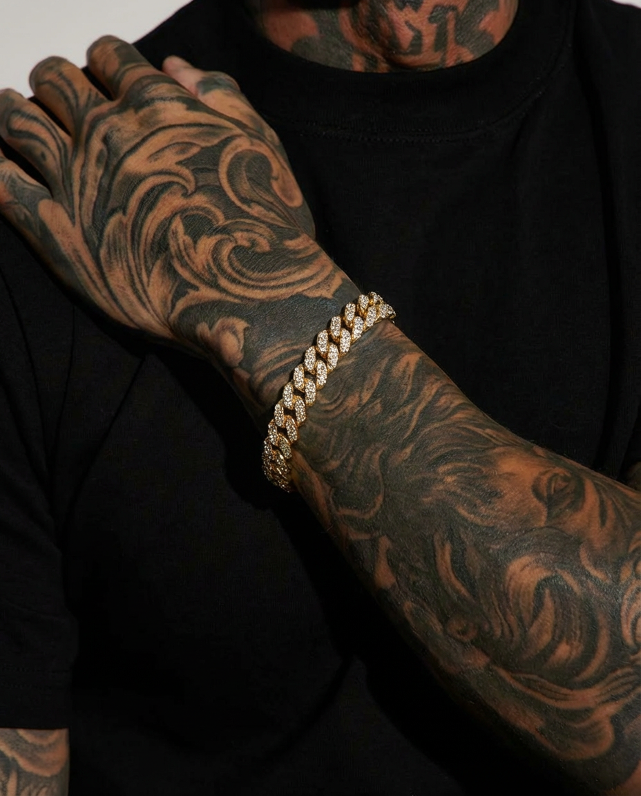 Drip Iced Cuban Link Bracelet