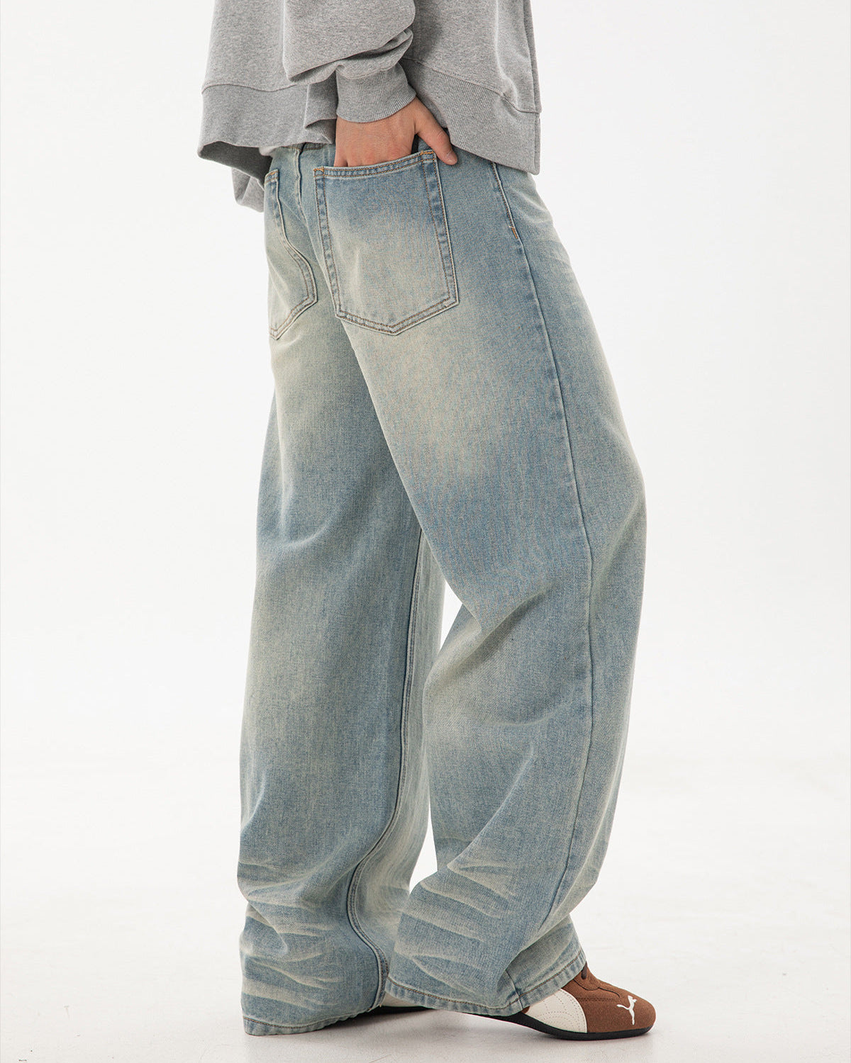 The Whisper Wash Straight Jeans