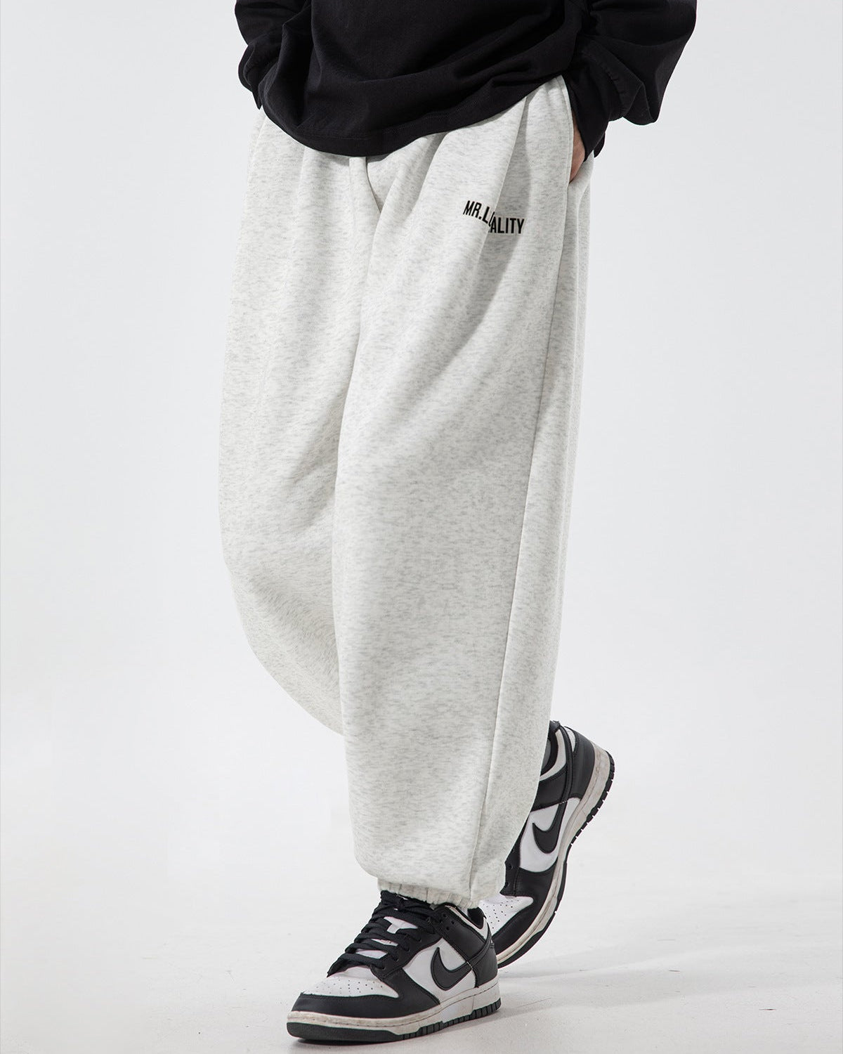 The Boulevard plisserede sweatpants