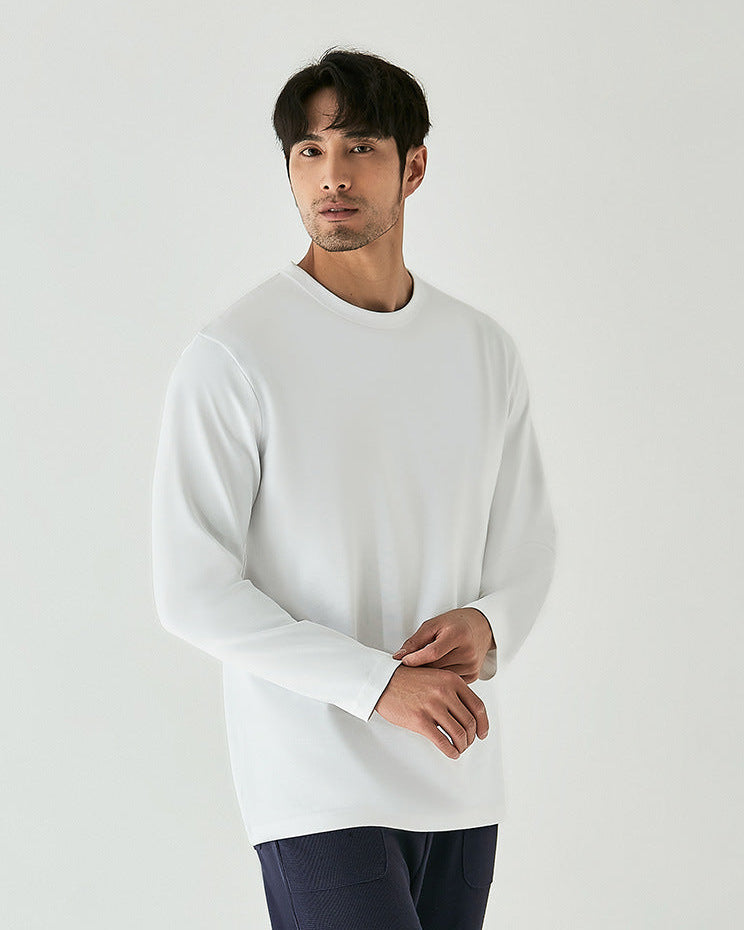 The Light Luxury Pima Cotton langærmet T-shirt