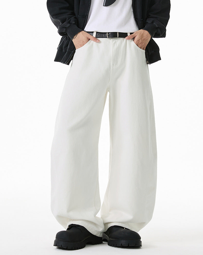 The Contour Split-bomuldsjeans