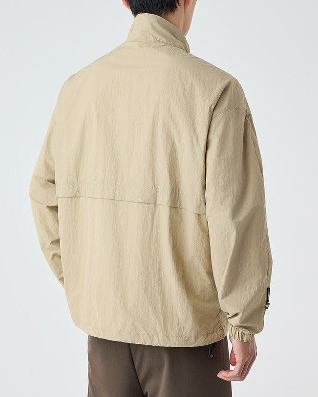 Momeike 2025 Autumn Unisex solbeskyttende jakke med stående krave