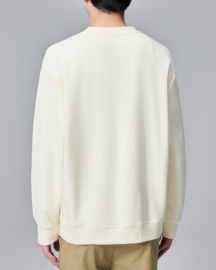 The Momoike ContrastEase 2025 tekstureret sweater