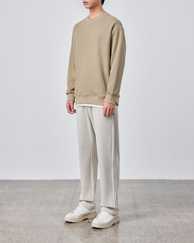 Momeikes vaffelstrikkede sweater med to lag