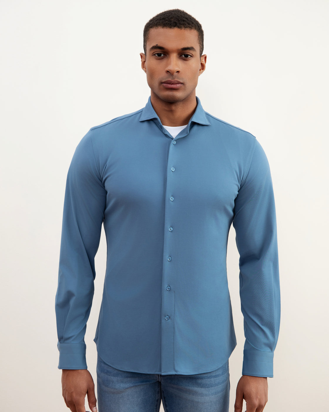 Turkis Comfort-skjorte