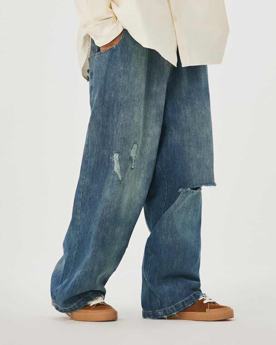 The Wornline Straight Denim Jeans