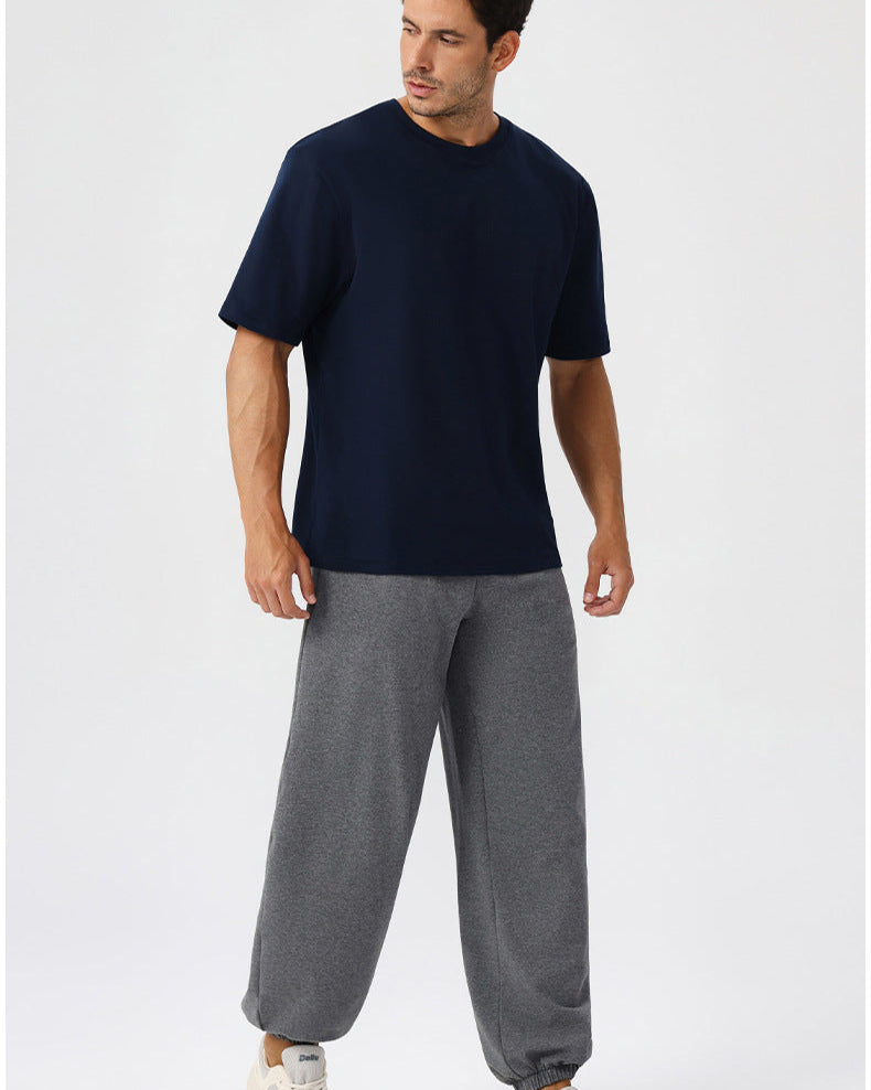 Oversized antibakteriel hurtigtørrende sports-T-shirt