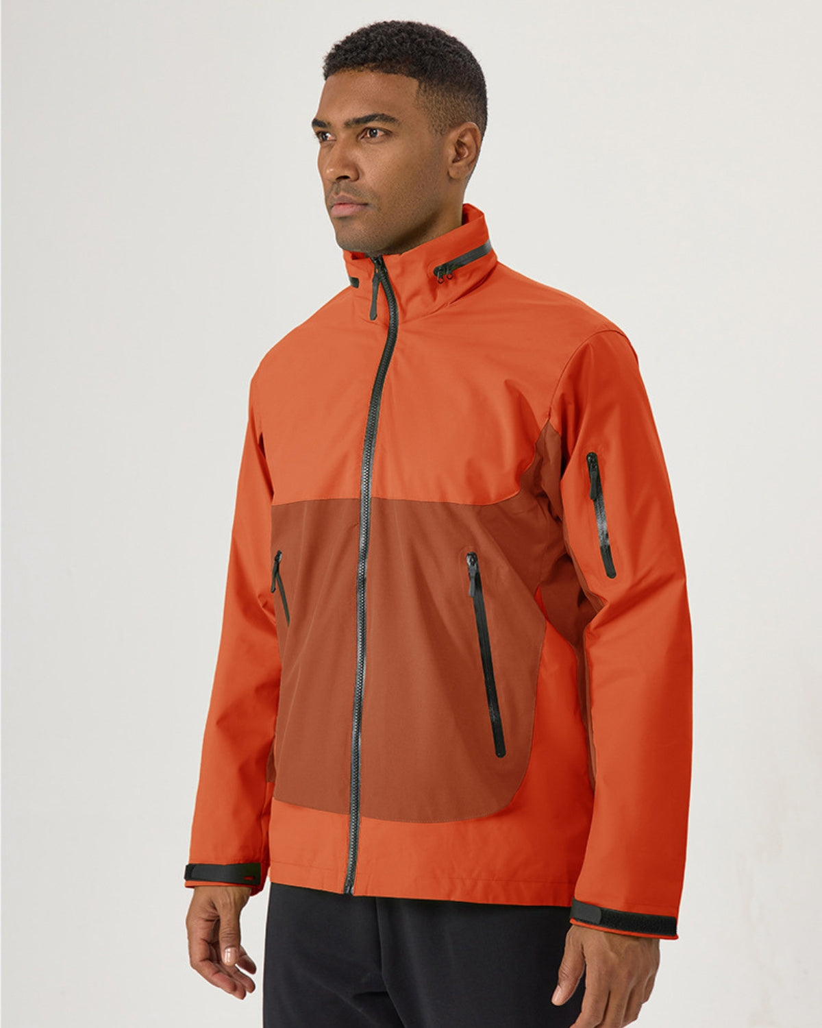 Summit Pro Wasserdichte Windjacke mit Kapuze