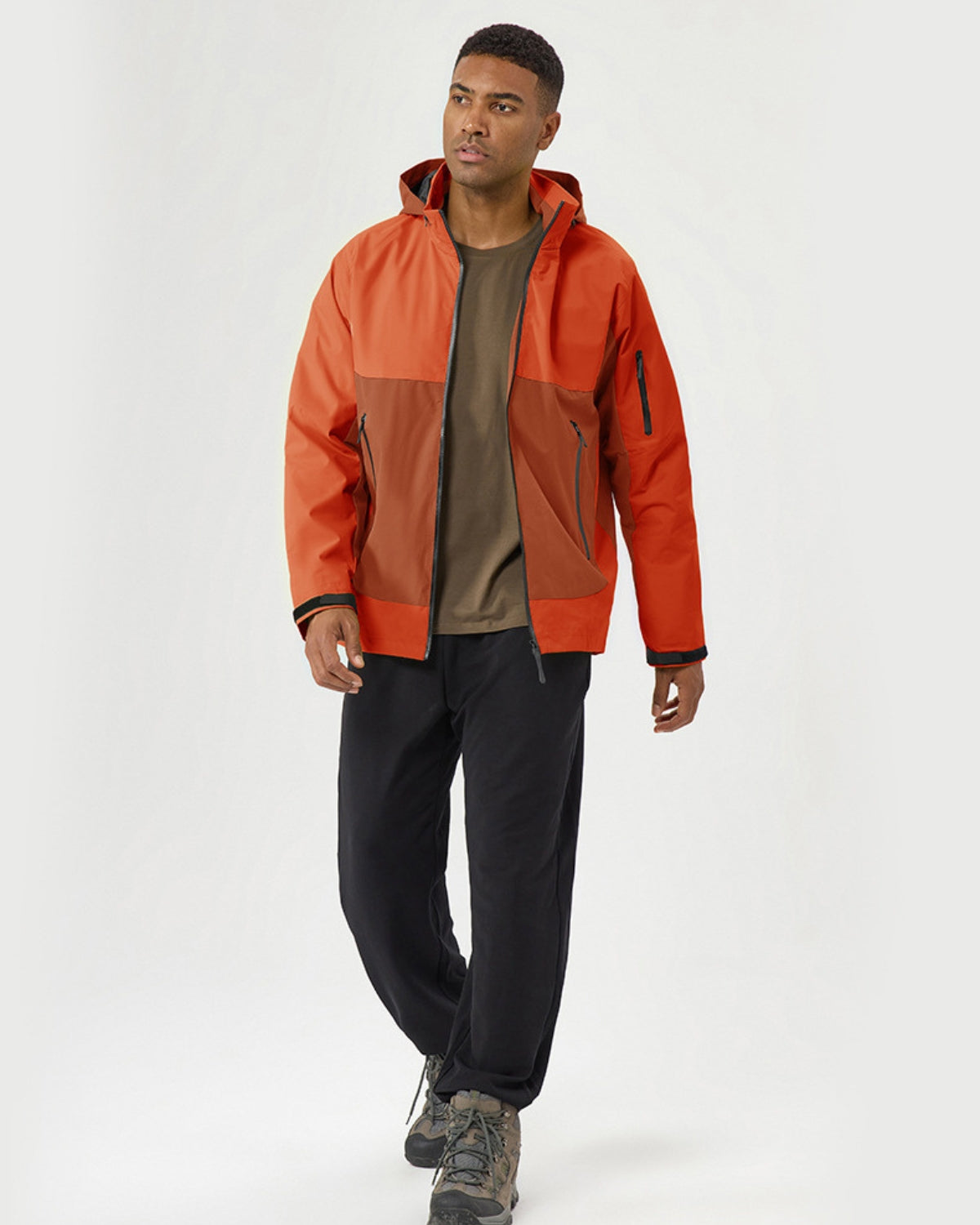 Summit Pro Wasserdichte Windjacke mit Kapuze