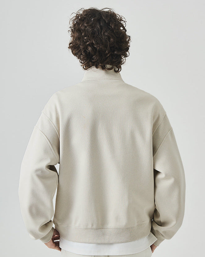 Der Renford Pullover mit halbem Reißverschluss