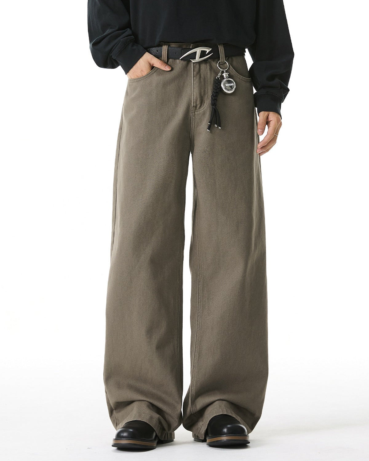 Die Contour Weave Cotton Slacks