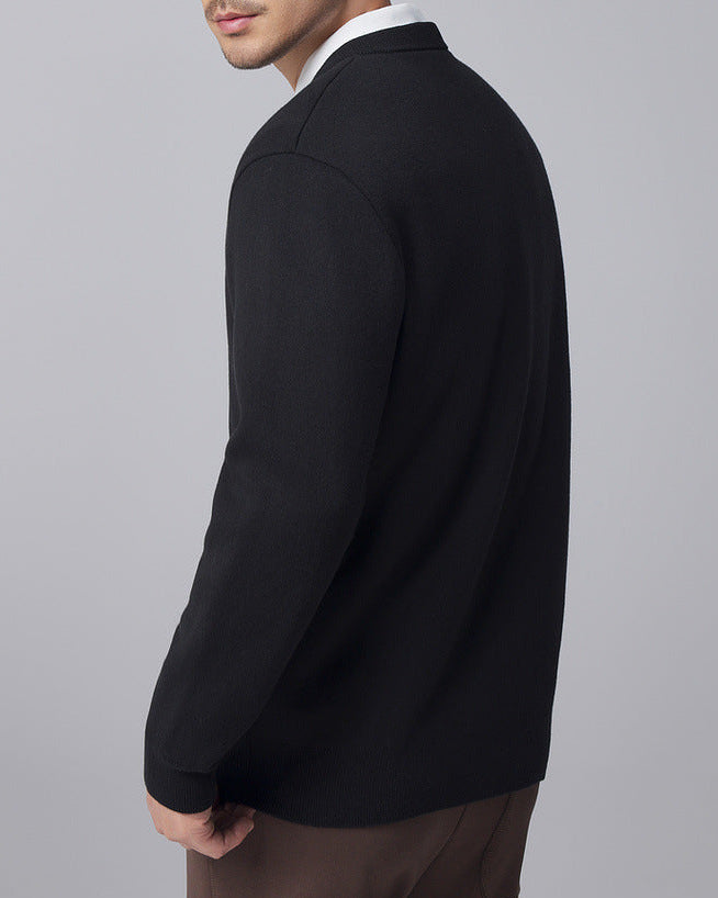The Mo Maike Entspannter Pullover mit V-Ausschnitt