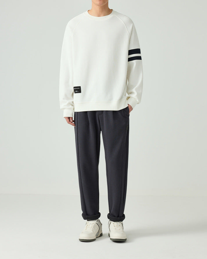 Der Mo Maike "Ribbon Edge" Kontrast-Pullover
