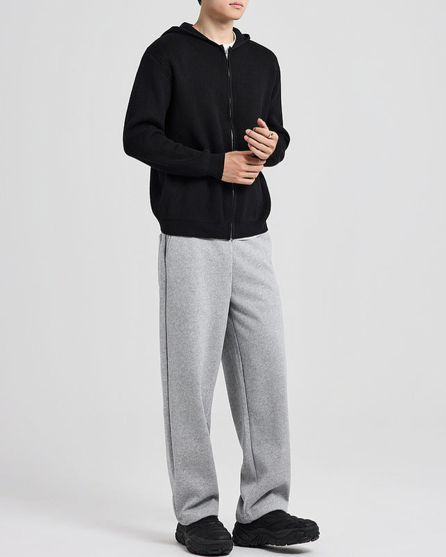 The Langston Strickjacke mit Kapuze