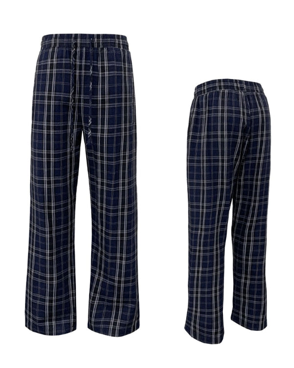 Karierte Pyjamahose mit Kordelzug