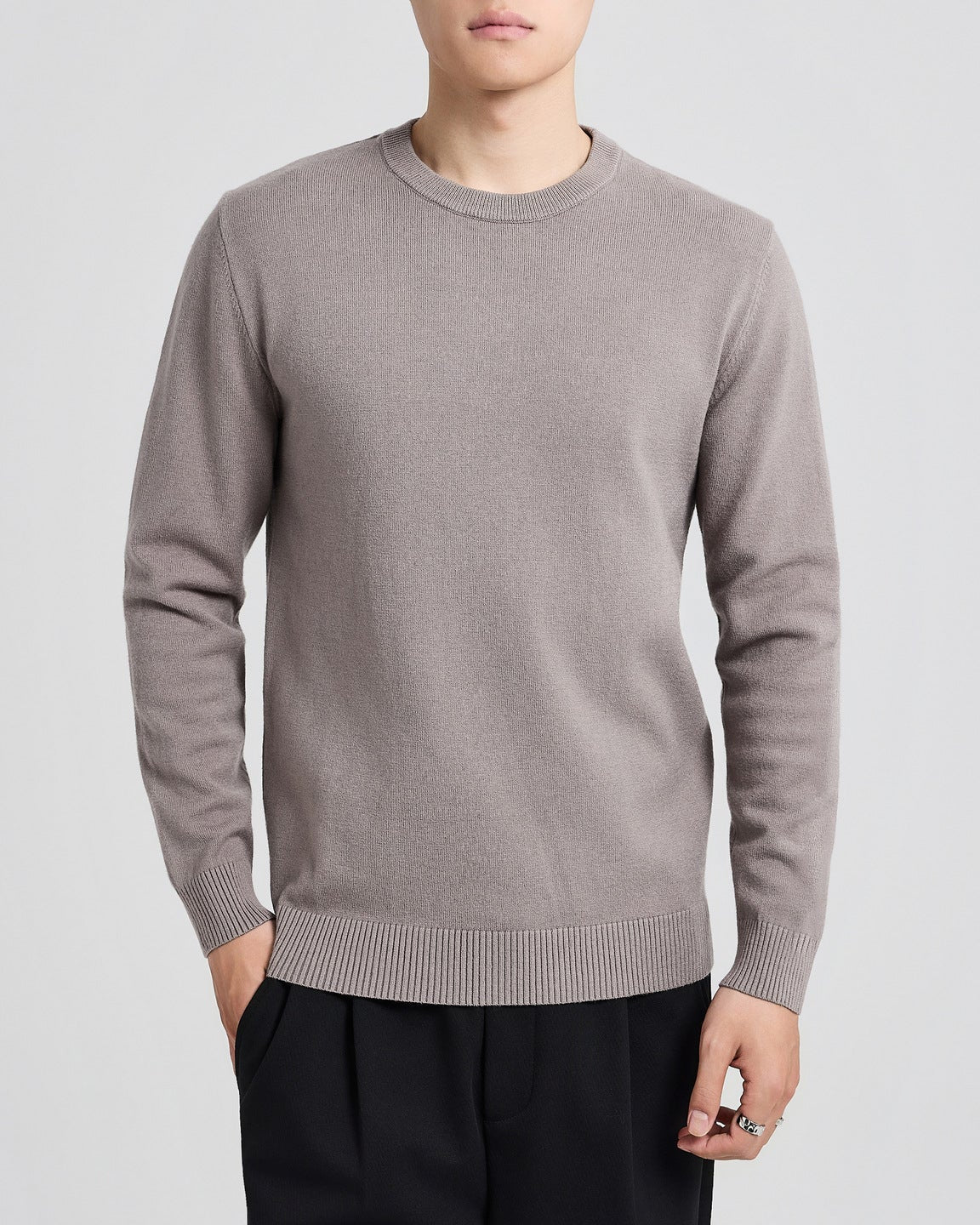 The Mercer Pullover mit Rundhalsausschnitt aus Tencel-Wolle