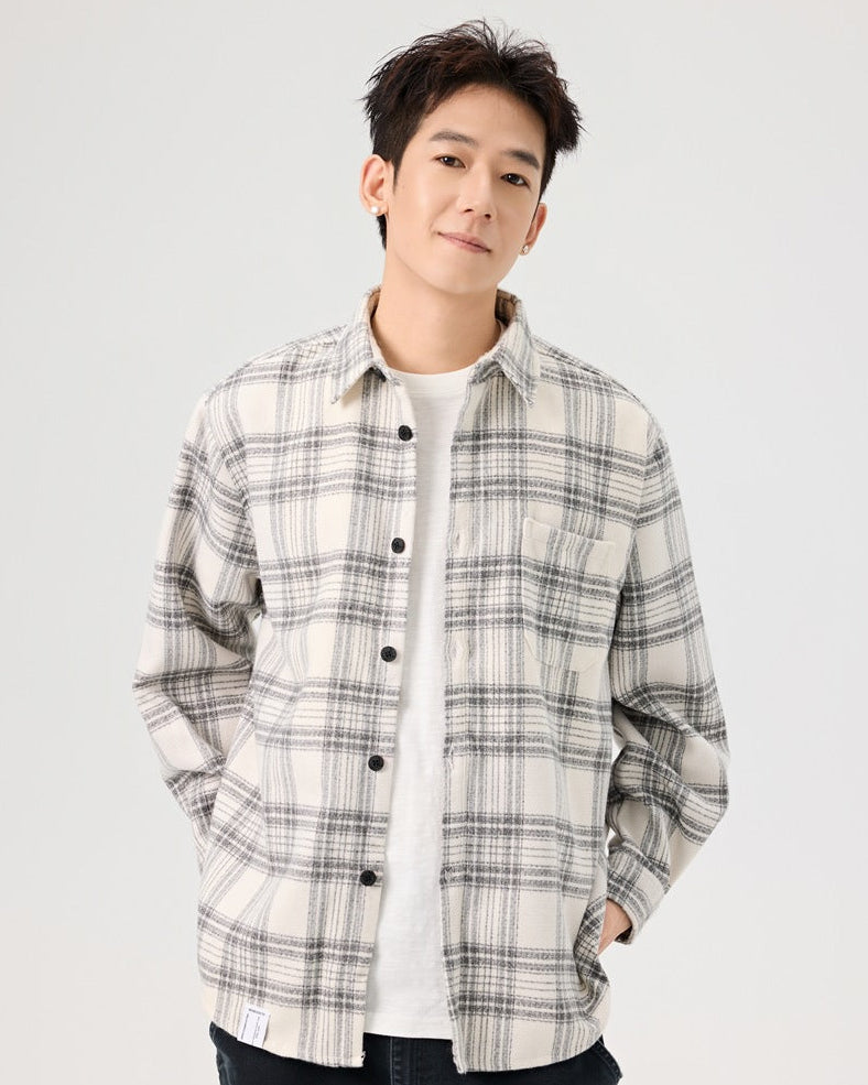 Das Harborwood Karo-Langarm-Overshirt