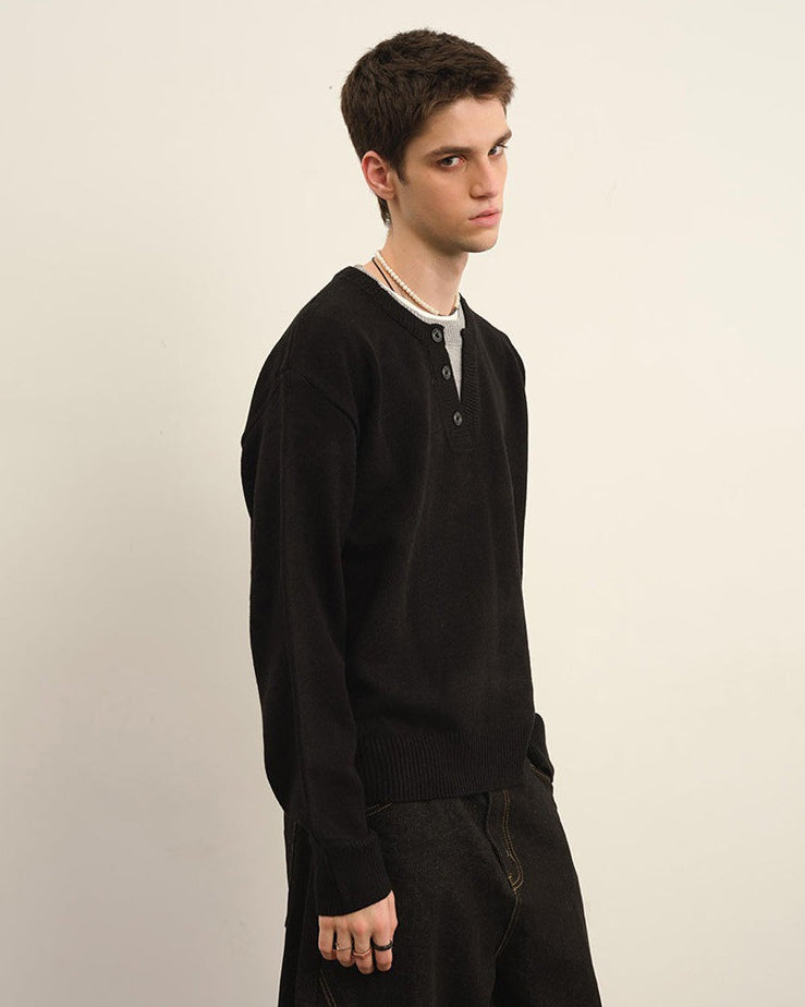 Der strukturierte Strickpullover Orlen