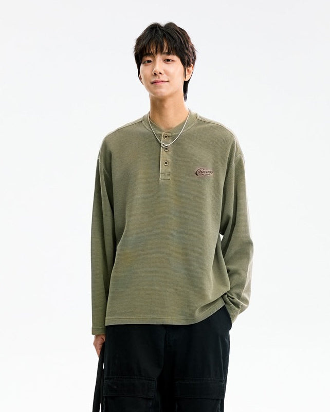 The Eversley Waffle Knit Pullover Jacket