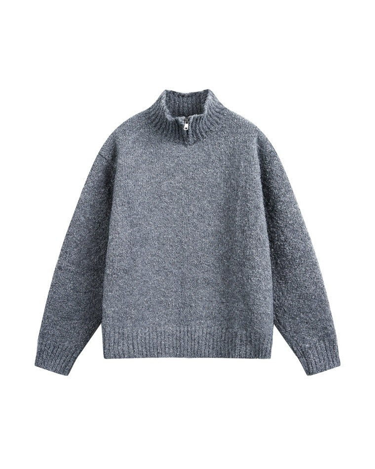 The Summit Pullover mit strukturiertem Kragen