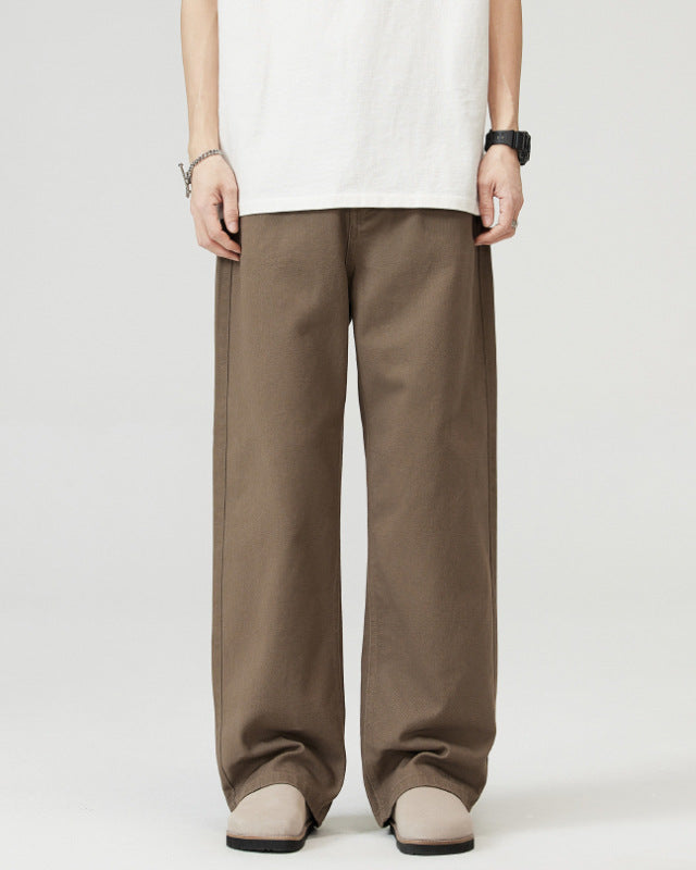 Lumen Drape Jeans mit weitem Bein