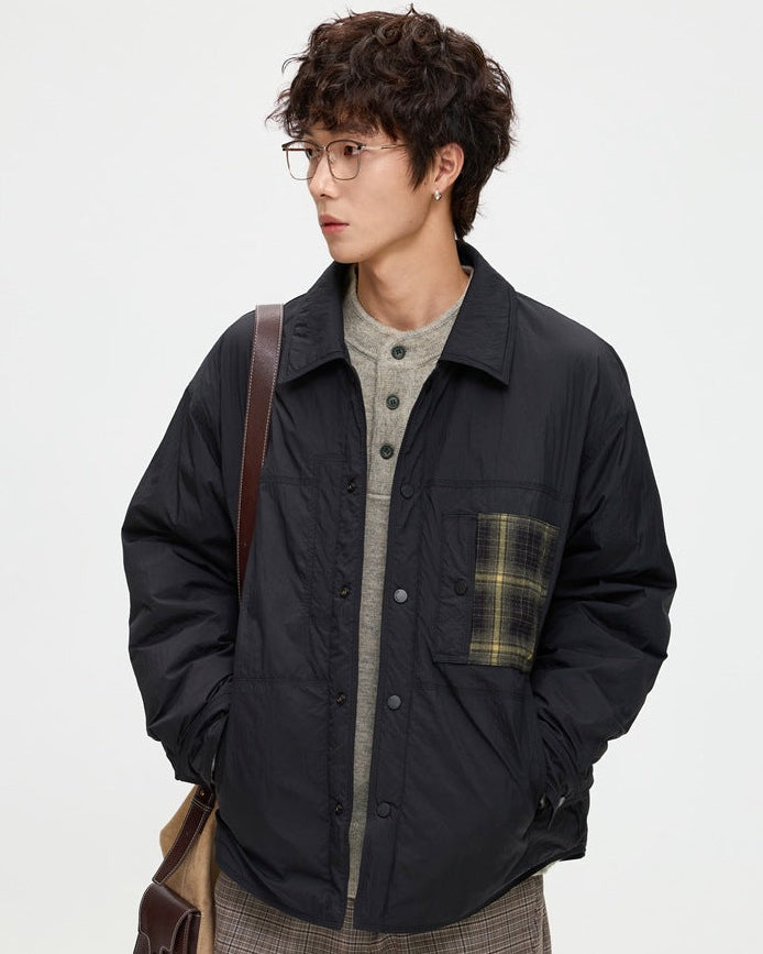 Die Terrain-Patchwork-Taschenjacke