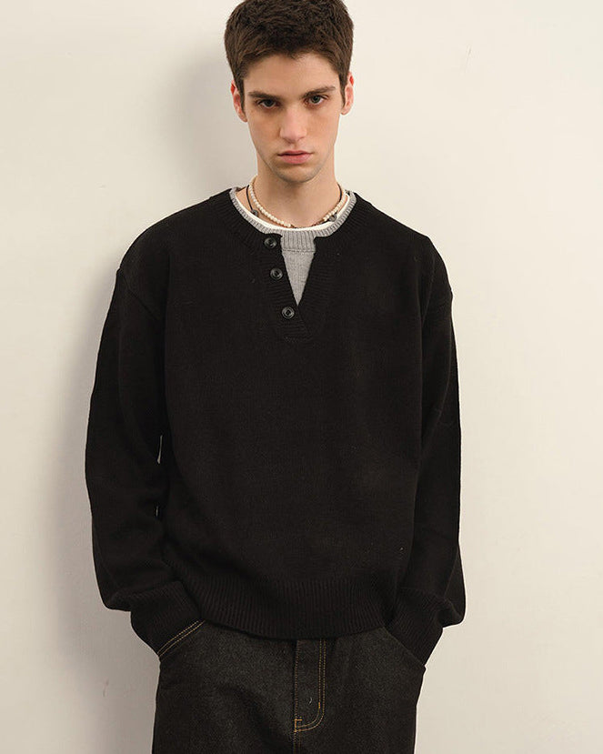 Der strukturierte Strickpullover Orlen