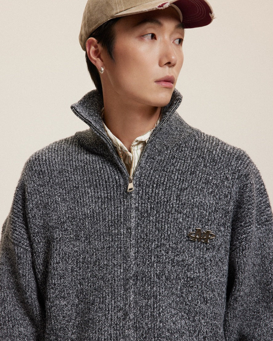 The Ridgeline Zip Knit Cardigan