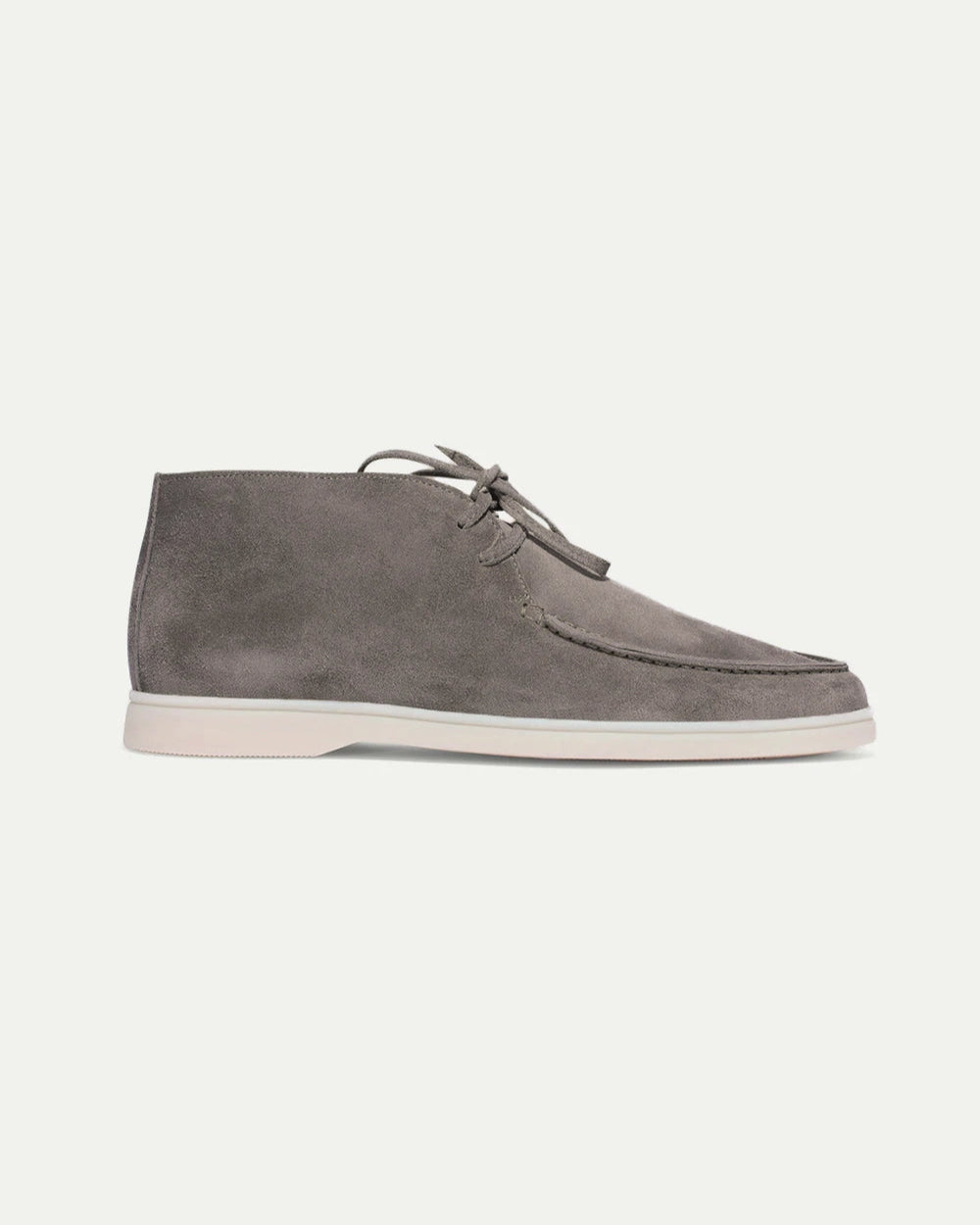 Mocasín City gris con cordones