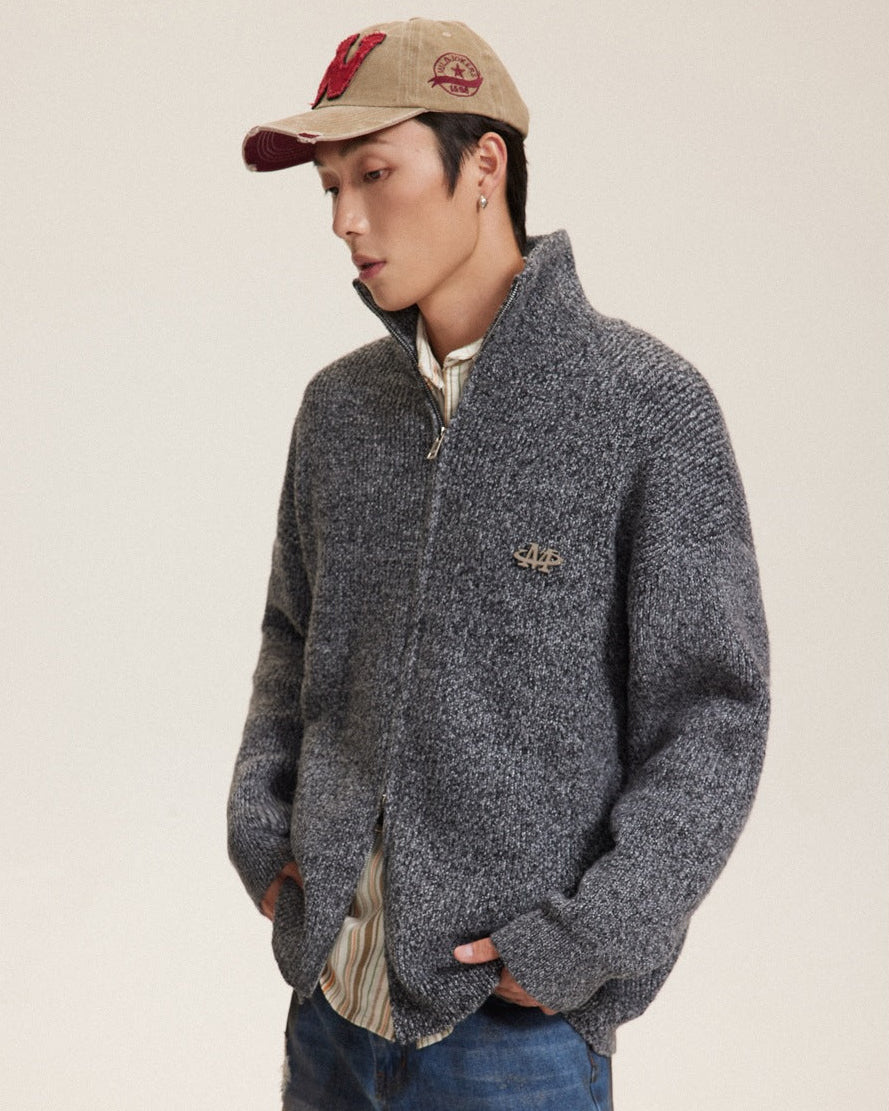 The Ridgeline Zip Knit Cardigan