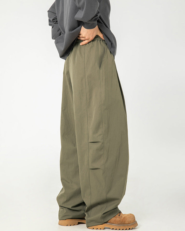 Pantalón con cordón y pliegues Contour