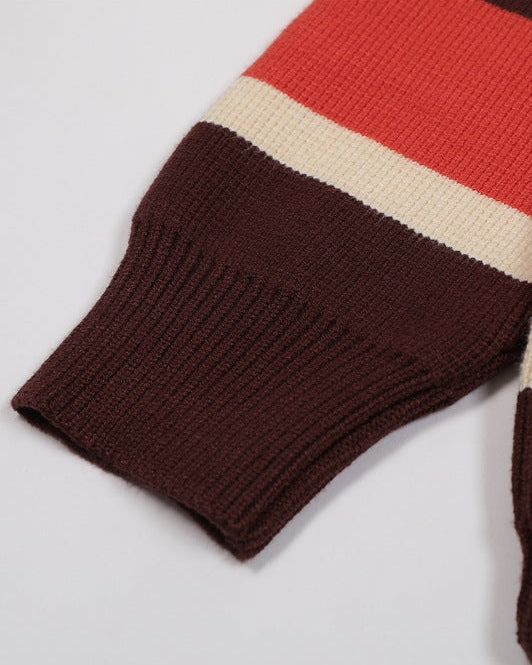 The Stratford Zip Stripe Sweater